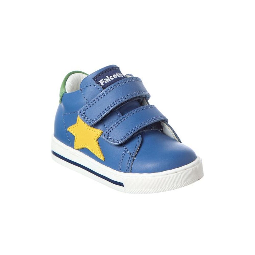 Naturino Falcotto Sasha Vl Leather Sneaker, Yellow